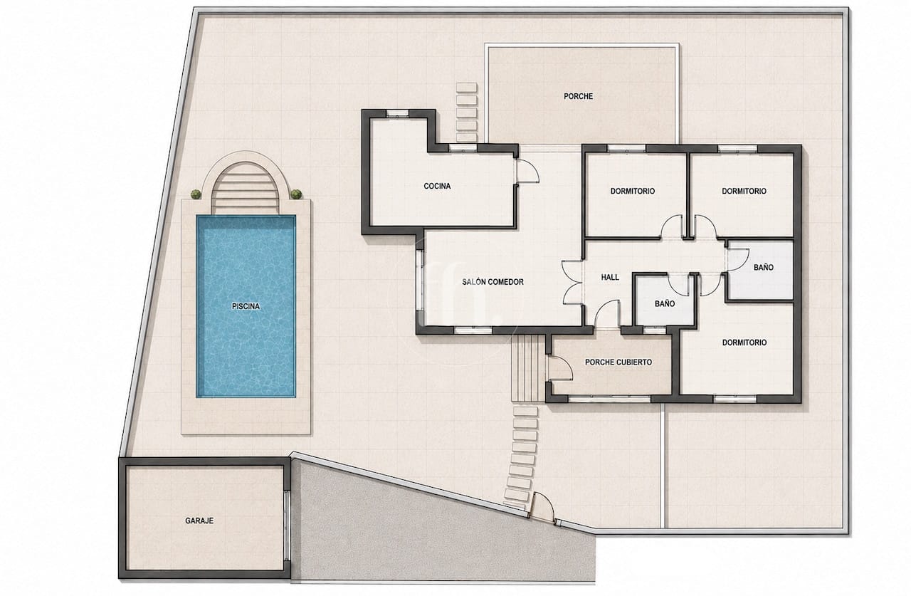 Charming Detached Villa only 400 metres from the beach!